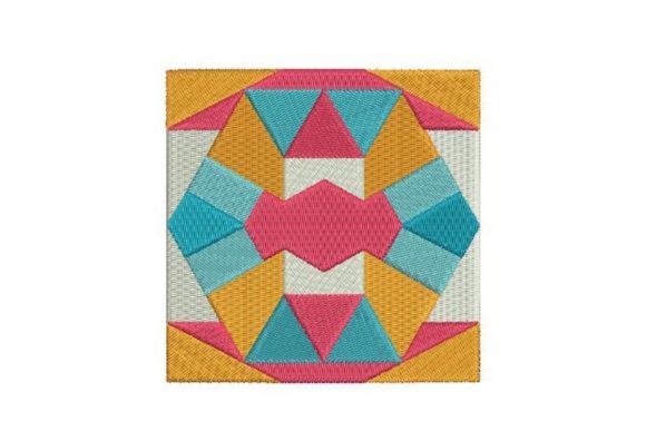 Barn Quilt 5: A Farm-Inspired Embroidery Design