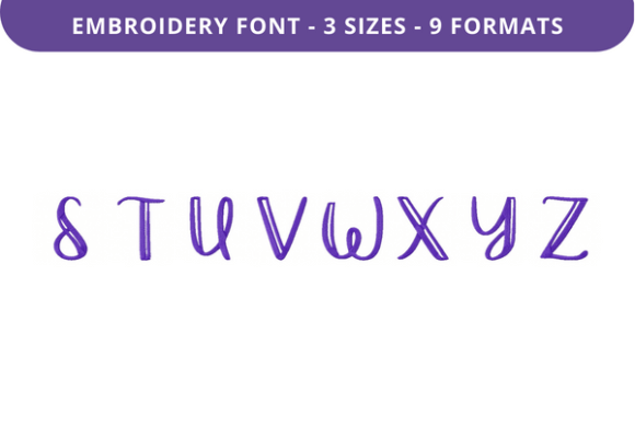 Crafty Goldfish Font S to Z Review