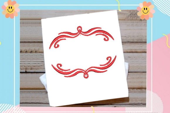 Cute Border Embroidery Design
