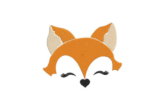 Fox Cub Embroidery Design