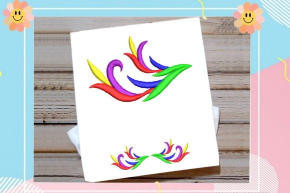 Review: Rainbow Leaf Embroidery Design