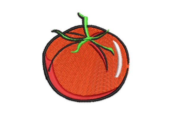 Tomato: A Bright Embroidery Design